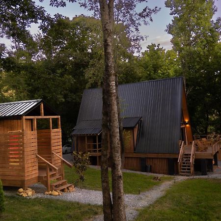 Valhalla Cabins Aframes With Hot Tubs & Sauna Cosby Exterior foto